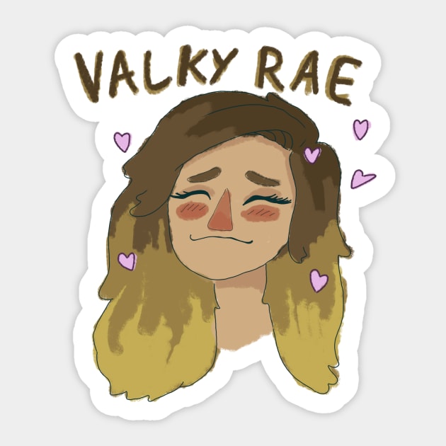 Valkyrae - Twitch Streamer - Video Gamer Sticker by sheehanstudios